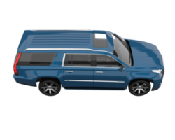 suv réaliste isolé sur fond transparent. rendu 3d - illustration png