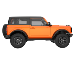 Realistic SUV isolated on transparent background. 3d rendering - illustration png