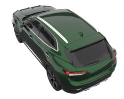 Realistic SUV isolated on transparent background. 3d rendering - illustration png