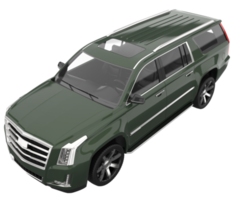 realistisk sUV isolerat på transparent bakgrund. 3d tolkning - illustration png