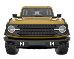 Realistic SUV isolated on transparent background. 3d rendering - illustration png