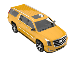 realistisk sUV isolerat på transparent bakgrund. 3d tolkning - illustration png