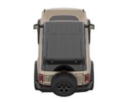 Realistic SUV isolated on transparent background. 3d rendering - illustration png