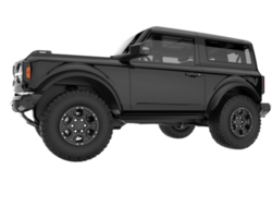 Realistic SUV isolated on transparent background. 3d rendering - illustration png