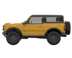 Realistic SUV isolated on transparent background. 3d rendering - illustration png