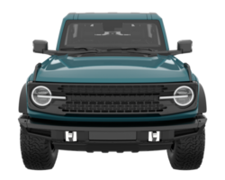 Realistic SUV isolated on transparent background. 3d rendering - illustration png
