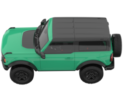 realistisk sUV isolerat på transparent bakgrund. 3d tolkning - illustration png