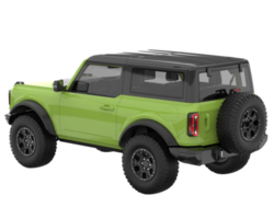 realistisk sUV isolerat på transparent bakgrund. 3d tolkning - illustration png