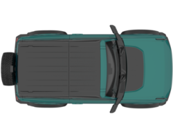 Realistic SUV isolated on transparent background. 3d rendering - illustration png