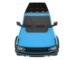 Realistic SUV isolated on transparent background. 3d rendering - illustration png