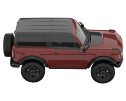 realistisk sUV isolerat på transparent bakgrund. 3d tolkning - illustration png