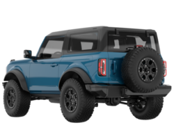 Realistic SUV isolated on transparent background. 3d rendering - illustration png