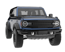 Realistic SUV isolated on transparent background. 3d rendering - illustration png