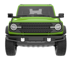 Realistic SUV isolated on transparent background. 3d rendering - illustration png