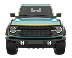Realistic SUV isolated on transparent background. 3d rendering - illustration png