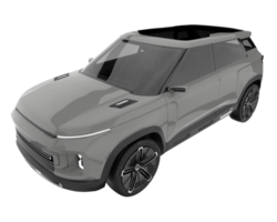 realistisk sUV isolerat på transparent bakgrund. 3d tolkning - illustration png