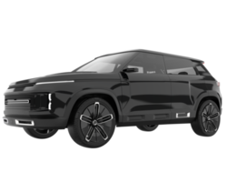 Realistic SUV isolated on transparent background. 3d rendering - illustration png