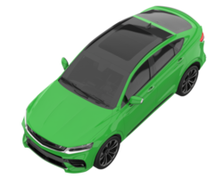 Realistic SUV isolated on transparent background. 3d rendering - illustration png