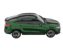 Realistic SUV isolated on transparent background. 3d rendering - illustration png