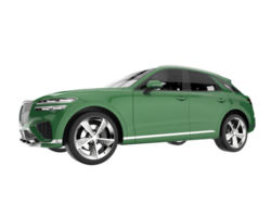 suv realista isolado em fundo transparente. renderização 3D - ilustração png