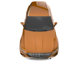 Realistic SUV isolated on transparent background. 3d rendering - illustration png