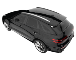 Realistic SUV isolated on transparent background. 3d rendering - illustration png