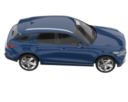 Realistic SUV isolated on transparent background. 3d rendering - illustration png