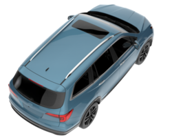 realistisk sUV isolerat på transparent bakgrund. 3d tolkning - illustration png