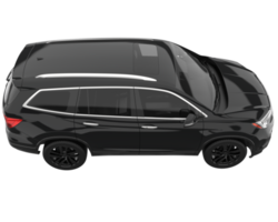 Realistic SUV isolated on transparent background. 3d rendering - illustration png