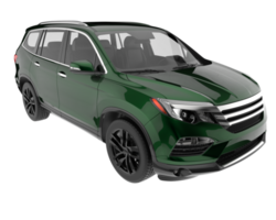 Realistic SUV isolated on transparent background. 3d rendering - illustration png