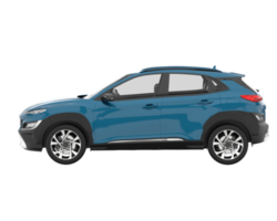 Realistic SUV isolated on transparent background. 3d rendering - illustration png