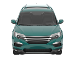 Realistic SUV isolated on transparent background. 3d rendering - illustration png