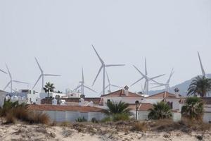 windmills for non-polluting electric power generation photo