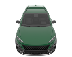 realistico suv isolato su trasparente sfondo. 3d interpretazione - illustrazione png