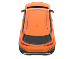 Realistic SUV isolated on transparent background. 3d rendering - illustration png