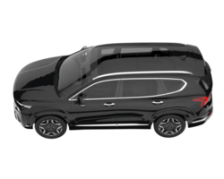 Realistic SUV isolated on transparent background. 3d rendering - illustration png