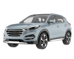 Realistic SUV isolated on transparent background. 3d rendering - illustration png