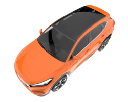 Realistic SUV isolated on transparent background. 3d rendering - illustration png