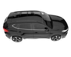 suv réaliste isolé sur fond transparent. rendu 3d - illustration png