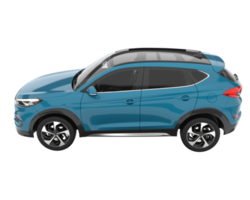 Realistic SUV isolated on transparent background. 3d rendering - illustration png