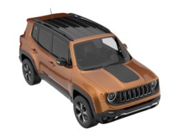 suv realista isolado em fundo transparente. renderização 3D - ilustração png