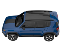 suv réaliste isolé sur fond transparent. rendu 3d - illustration png