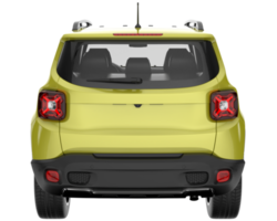 Realistic SUV isolated on transparent background. 3d rendering - illustration png