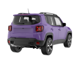 suv realista isolado em fundo transparente. renderização 3D - ilustração png