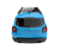 Realistic SUV isolated on transparent background. 3d rendering - illustration png