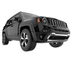 realistico suv isolato su trasparente sfondo. 3d interpretazione - illustrazione png