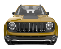 Realistic SUV isolated on transparent background. 3d rendering - illustration png