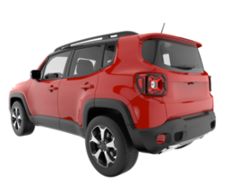 Realistic SUV isolated on transparent background. 3d rendering - illustration png