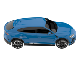 realistisch suv geïsoleerd Aan transparant achtergrond. 3d renderen - illustratie png