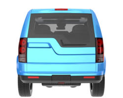 realistico suv isolato su trasparente sfondo. 3d interpretazione - illustrazione png